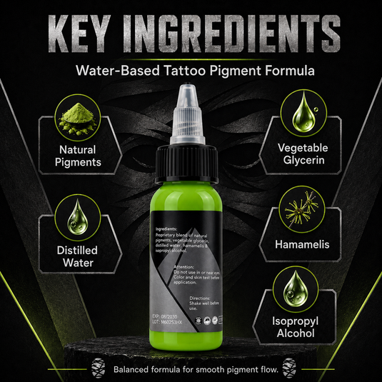 Translation missing: en.Mummy Tattoo Ink, 1oz Professional Pigment for Body Art(Honeydew)