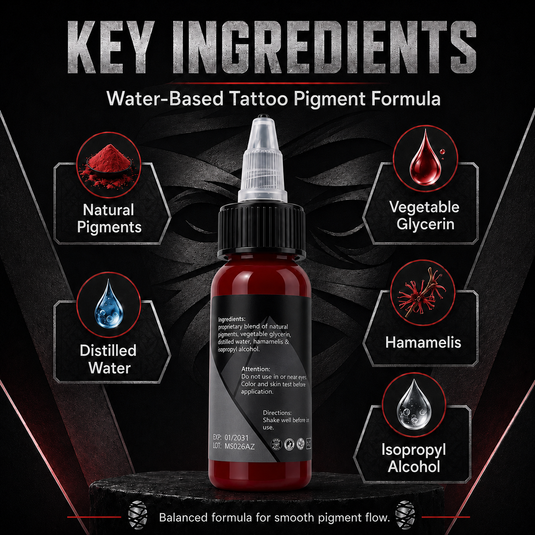 Translation missing: en.Mummy Tattoo Ink, 1oz Professional Pigment for Body Art(Ruby Red)