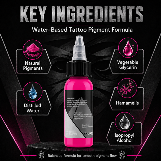 Translation missing: en.Mummy Tattoo Ink, 1oz Professional Pigment for Body Art(Hot Pink)