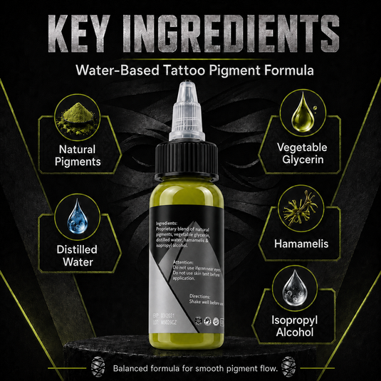 Translation missing: en.Mummy Tattoo Ink, 1oz Professional Pigment for Body Art(Avocado)