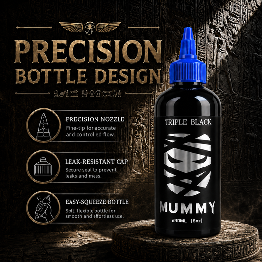 Translation missing: es.Mummy Tattoo Ink, 1oz Professional Pigment for Body Art(Triple Black)
