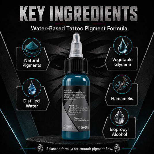 Translation missing: en.Mummy Tattoo Ink, 1oz Professional Pigment for Body Art(Tropical Teal)