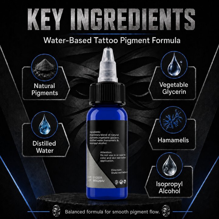 Translation missing: es.Mummy Tattoo Ink, 1oz Professional Pigment for Body Art(Smoke)