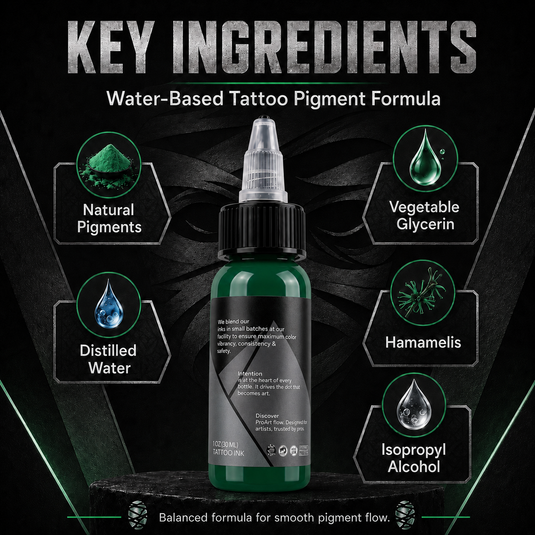 Translation missing: en.Mummy Tattoo Ink, 1oz Professional Pigment for Body Art(Grass Green)