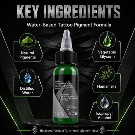 Translation missing: en.Mummy Tattoo Ink, 1oz Professional Pigment for Body Art(Lime Green)