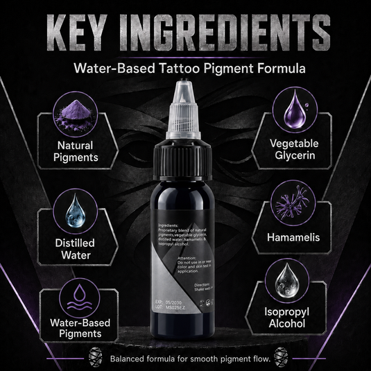 Translation missing: en.Mummy Tattoo Ink, 1oz Professional Pigment for Body Art(Purple Conc)