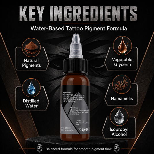 Translation missing: en.Mummy Tattoo Ink, 1oz Professional Pigment for Body Art(Brown)