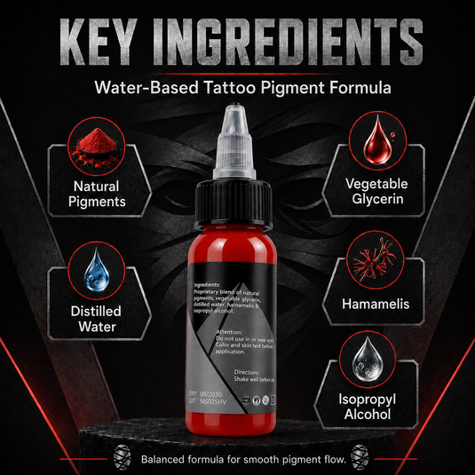 Translation missing: en.Mummy Tattoo Ink, 1oz Professional Pigment for Body Art(Lipstick Red)