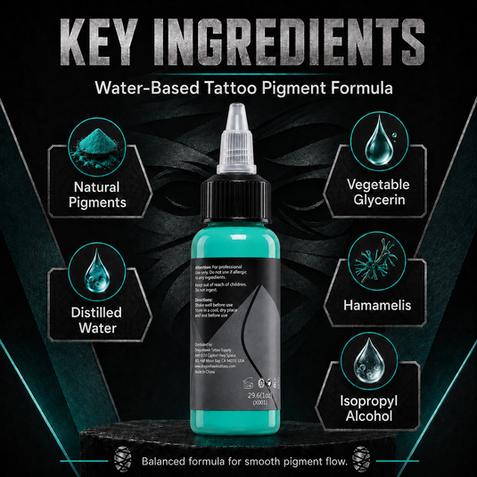 Translation missing: en.Mummy Tattoo Ink, 1oz Professional Pigment for Body Art(Mint Green )
