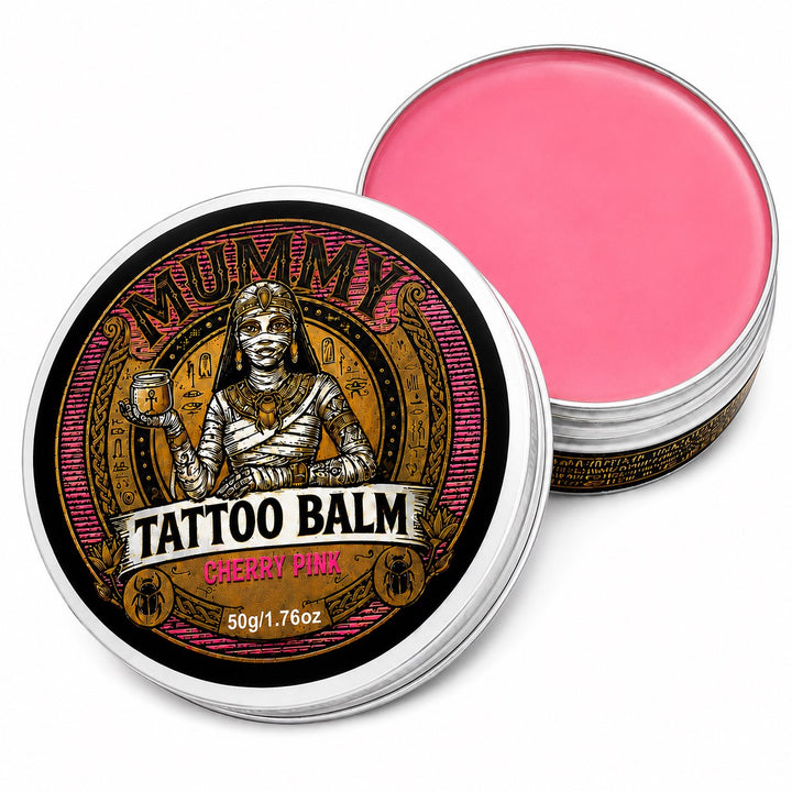 Translation missing: fr.Mummy Tattoo Aftercare Balm, Natural Preservative-Free Healing Cream 150g(cherry pink)