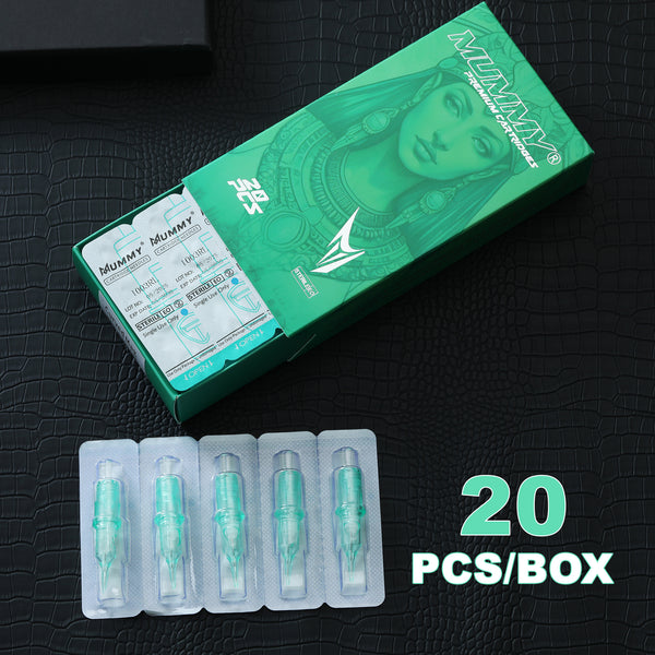 Mummy Green Tattoo Cartridge Needle Tattoo for Round Liner 20PCS