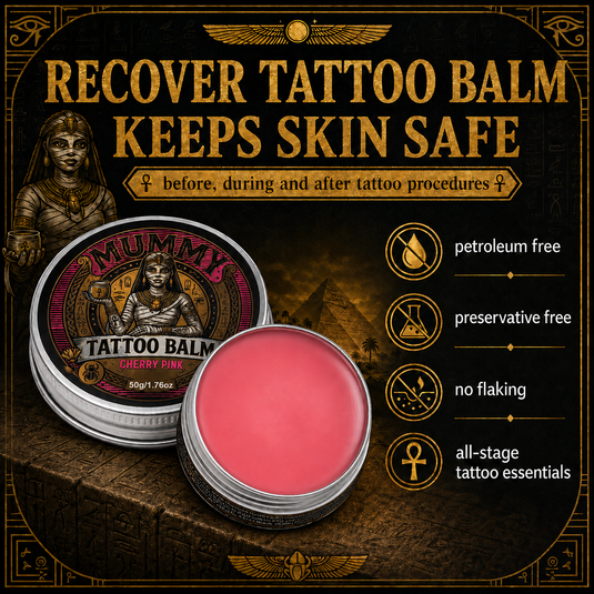 Translation missing: es.Mummy Tattoo Aftercare Balm, Natural Preservative-Free Healing Cream 150g(cherry pink)