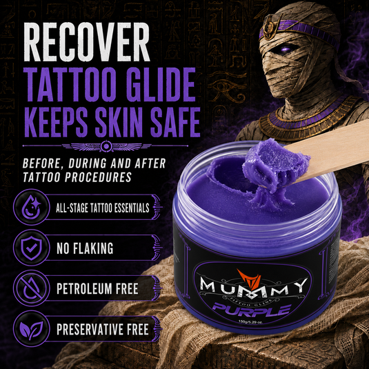Translation missing: en.Mummy Tattoo Glide Aftercare Cream for Before During After Tattoo Process (purple)