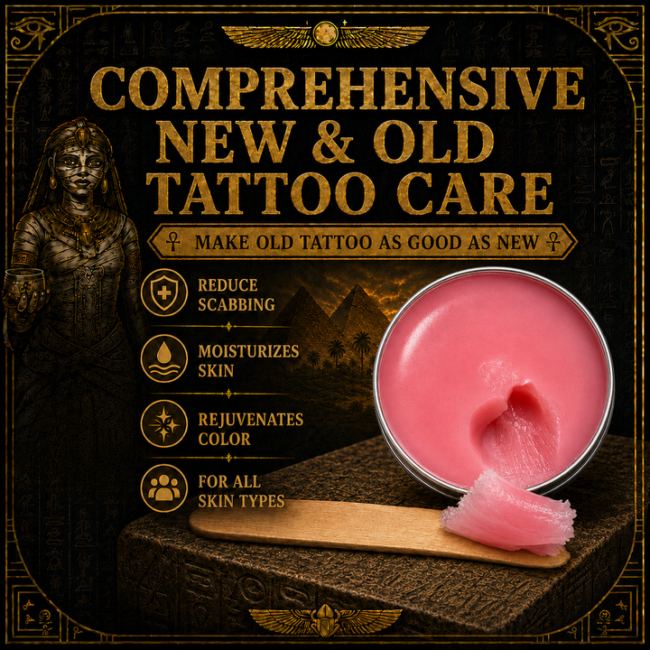 Translation missing: fr.Mummy Tattoo Aftercare Balm, Natural Preservative-Free Healing Cream 150g(cherry pink)