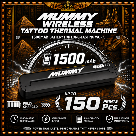 Translation missing: es.MUMMY Tattoo Stencil Printer, Portable A4 Thermal(Black | White)