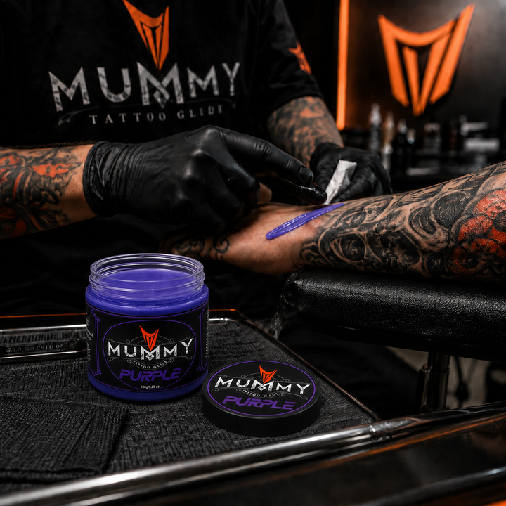 Translation missing: de.Mummy Tattoo Glide Aftercare Cream for Before During After Tattoo Process (purple)