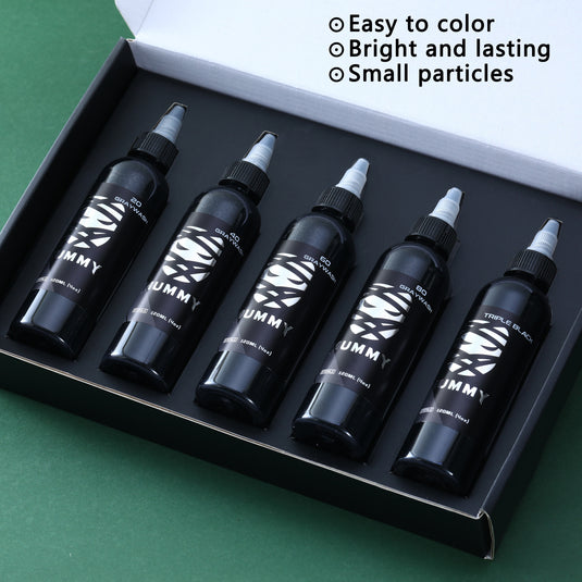 Translation missing: en.Mummy USA Custom Tattoo Gray Wash Ink Set 120ML/4oz(5PCS)
