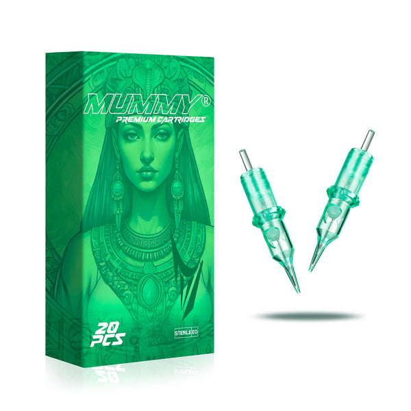 Mummy Green Tattoo Cartridge Needle Tattoo for Round Liner 20PCS