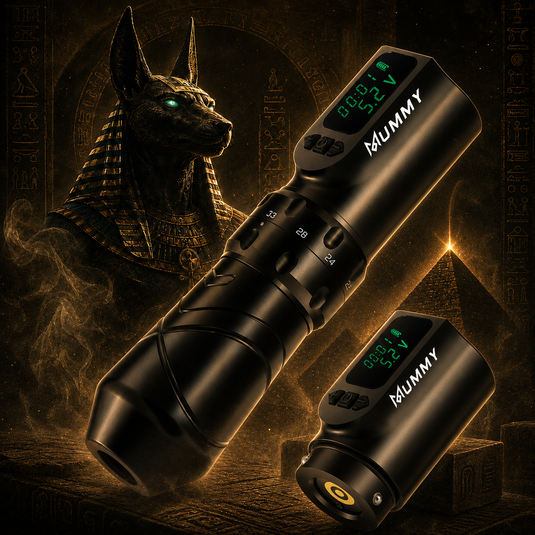 Translation missing: en.Mummy Anubis Wireless Tattoo pen Machine with adjustable Stroke length 2.2mm-4.2mm