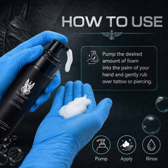 Translation missing: es.Mummy Tattoo Aftercare Soap Foam for Cleaning Tattoo and Piercing