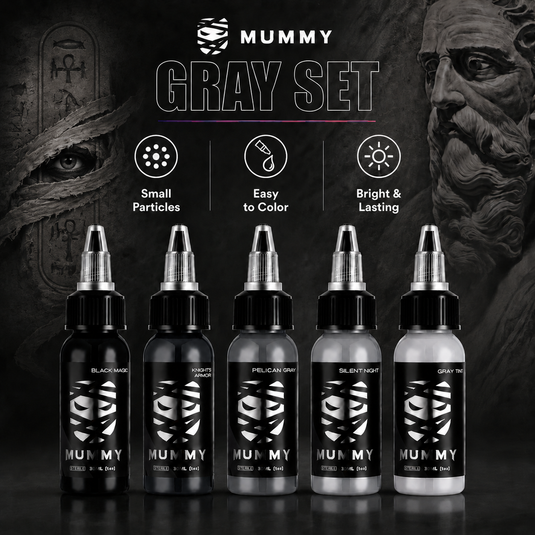 Translation missing: en.Mummy Professional Tattoo Gray Ink 30ML Set 5 PCS/Box