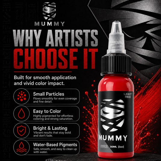Translation missing: en.Mummy Tattoo Ink, 1oz Professional Pigment for Body Art(Light red)