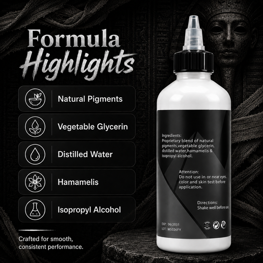 Translation missing: es.Mummy Tattoo Ink, 8oz Professional Pigment for Body Art(White)