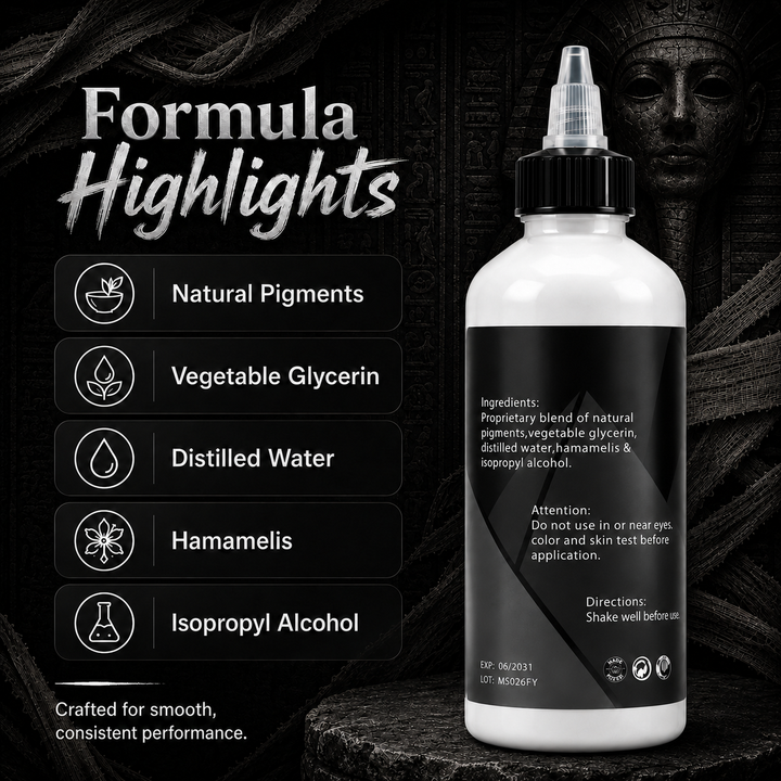 Translation missing: es.Mummy Tattoo Ink, 8oz Professional Pigment for Body Art(White)