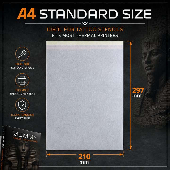 Translation missing: en.Mummy Tattoo Transfer Paper A4, 100 Sheets Thermal Copier 4-Layer