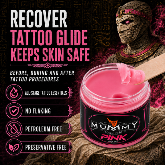 Translation missing: en.Mummy Tattoo Glide Aftercare Cream for Before During After Tattoo Process (pink)