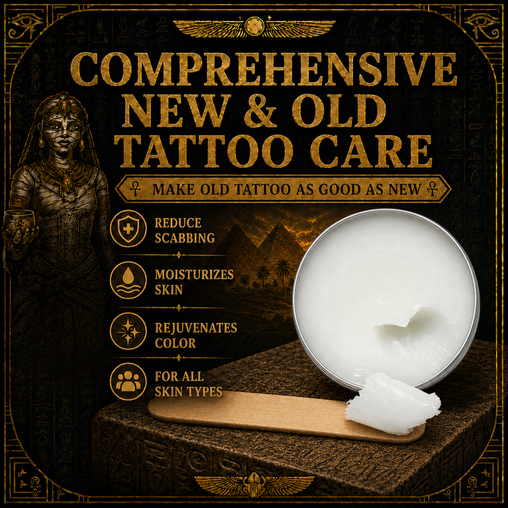 Translation missing: fr.Mummy Tattoo Aftercare Balm, Natural Preservative-Free Healing Cream 50g(coconut white)