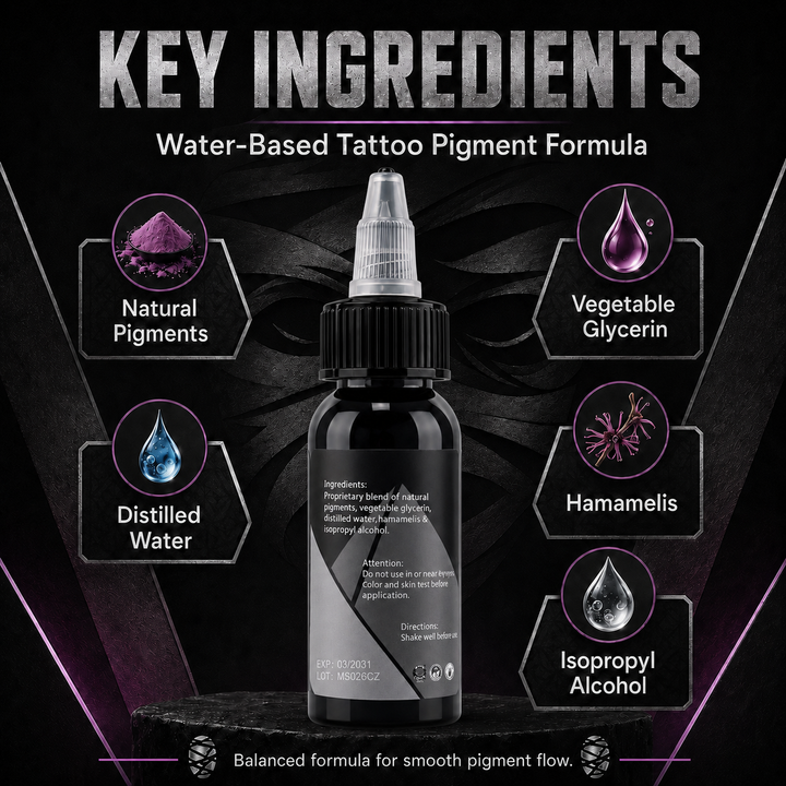 Translation missing: es.Mummy Tattoo Ink, 1oz Professional Pigment for Body Art(Wild Orchid)