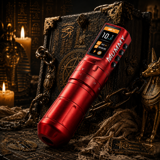 Translation missing: en.Mummy Scepter Tattoo Pen, 2.4-4.2mm Stroke OLED(Red)