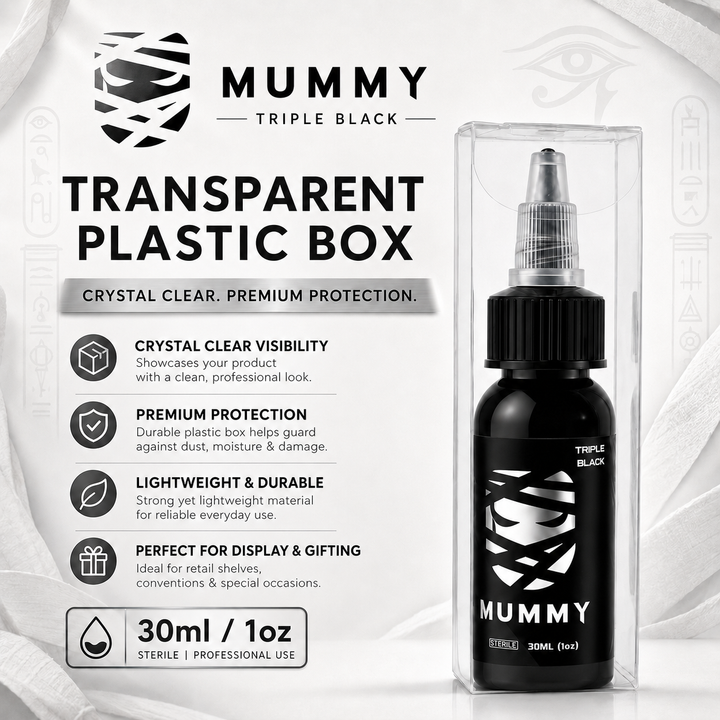 Translation missing: en.Mummy Tattoo Ink, 1oz Professional Pigment for Body Art(Triple Black)