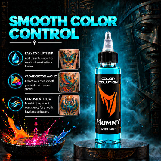 Translation missing: es.Mummy Tattoo Ink Mixing Solution, Color Dilution &amp; Shading 4Fl