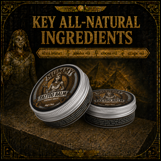 Translation missing: es.Mummy Tattoo Aftercare Balm, Natural Preservative-Free Healing Cream 50g(coconut white)