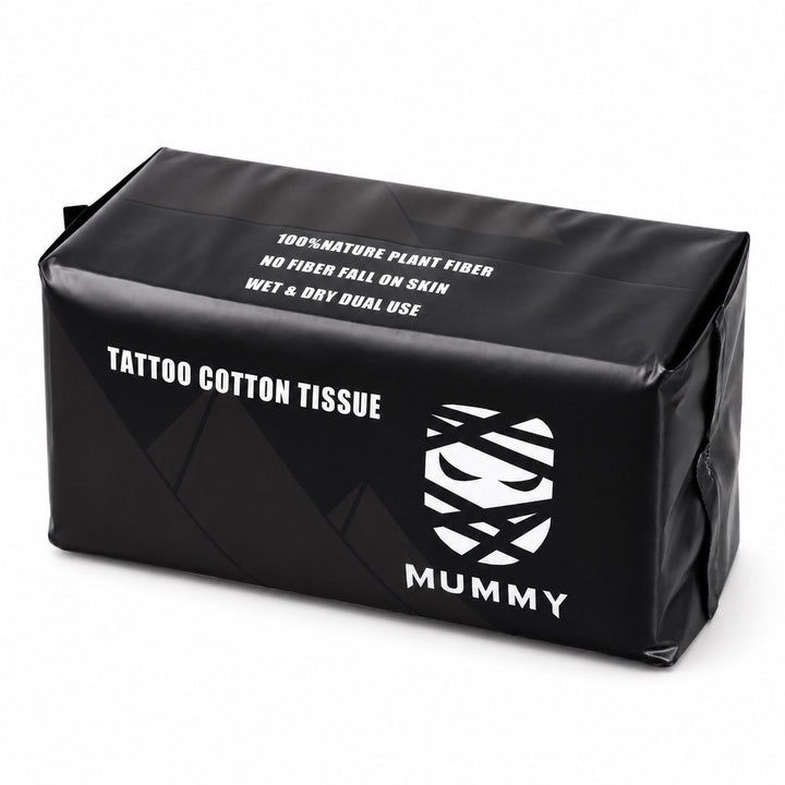 Translation missing: en.Mummy Cotton Tattoo Tissue Towels, Wet Dry Wipes for Tattoo Care, 80pcs