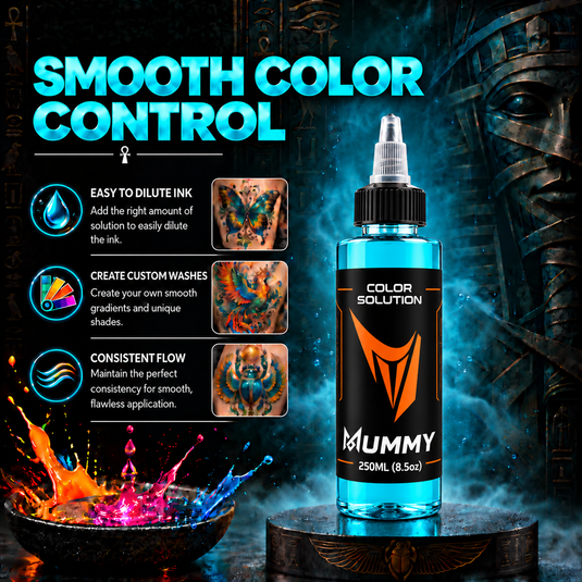 Translation missing: es.Mummy Tattoo Ink Mixing Solution, Color Dilution &amp; Shading 8.5Fl