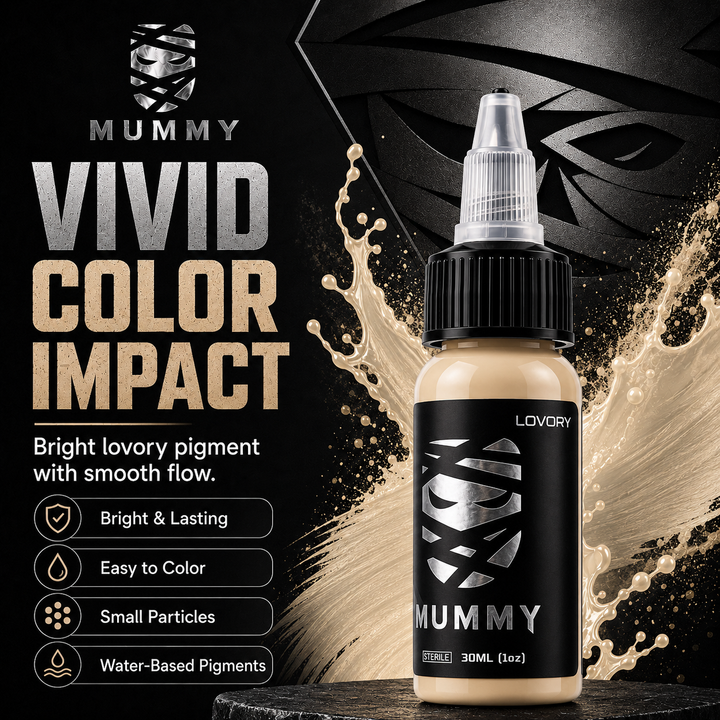Translation missing: es.Mummy Tattoo Ink, 1oz Professional Pigment for Body Art(Lovory)
