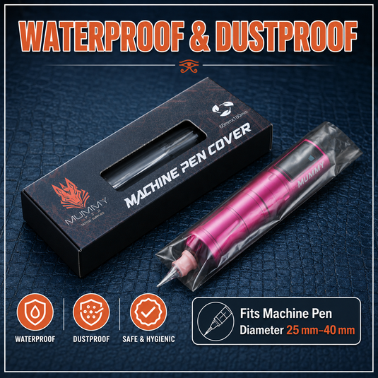Translation missing: es.Mummy 300pcs Tattoo Pen Machine Covers Disposable Cartridge Rotary Tattoo Pen Machine Sleeves Bag Pen Type Covers Bag for Tattoo Supplies Tattoo Machine Gun Accessories(black)