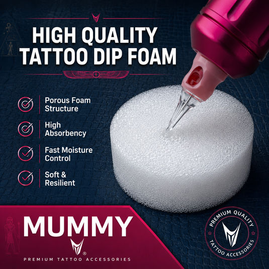Translation missing: es.Mummy 24Pcs Dip Foam Rinse Cups for Tattoo Ink Color Switching