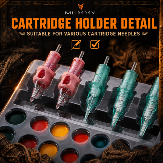 Translation missing: es.Mummy 20pcs Disposable Tattoo Cartridges Tray Tattoo Ink Cup Holder For Cleaning