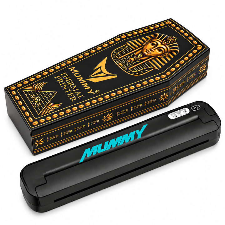 Translation missing: en.mummy Tattoo Stencil Printer, Portable A4 Thermal(Black | Mint Green)
