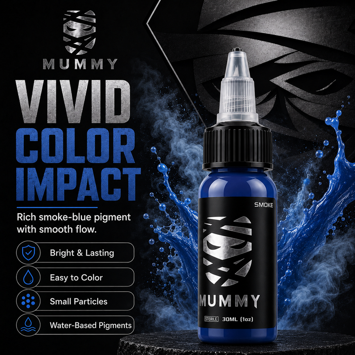 Translation missing: es.Mummy Tattoo Ink, 1oz Professional Pigment for Body Art(Smoke)