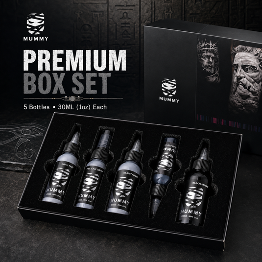 Translation missing: en.Mummy Professional Tattoo Gray Ink 30ML Set 5 PCS/Box