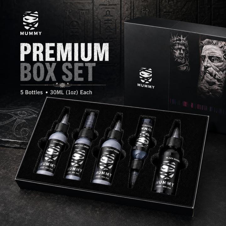 Translation missing: es.Mummy Professional Tattoo Gray Ink 30ML Set 5 PCS/Box