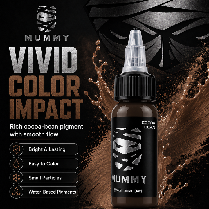Translation missing: es.Mummy Tattoo Ink, 1oz Professional Pigment for Body Art(Cocoa Bean)