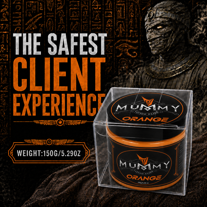Translation missing: en.Mummy Tattoo Glide Aftercare Cream for Before During After Tattoo Process (orange)