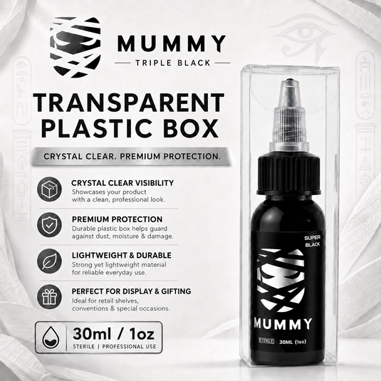 Translation missing: en.Mummy Tattoo Ink, 1oz Professional Pigment for Body Art(Turquoise(super Black)