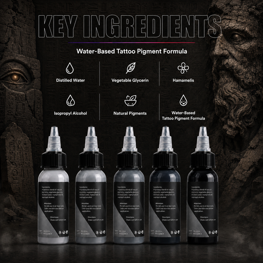Translation missing: en.Mummy Professional Tattoo Gray Ink 30ML Set 5 PCS/Box